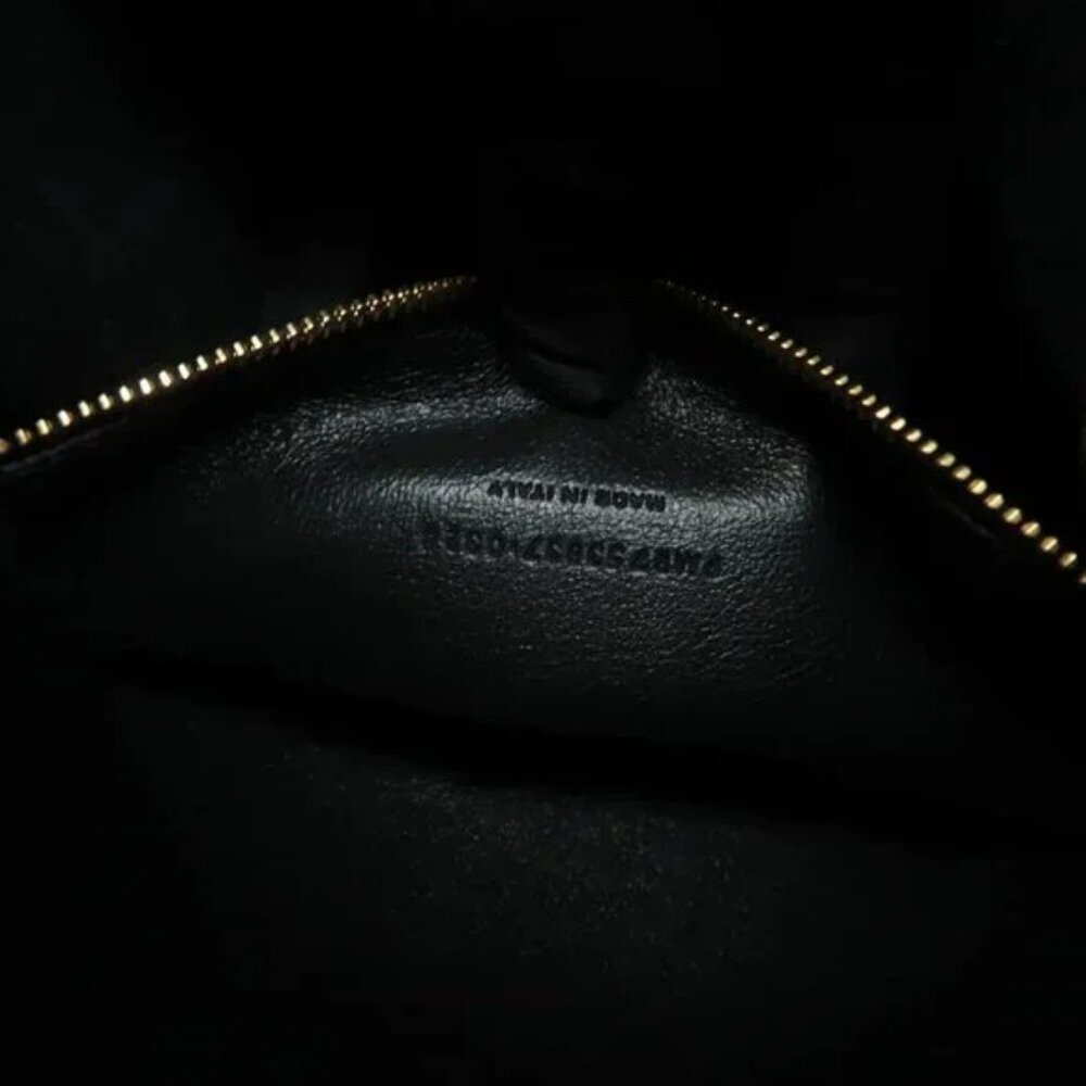 100% Authentic Saint Laurent Le 5 a 7 Black Leather Shoulder Bag 3066-081324 - Picture 10 of 12